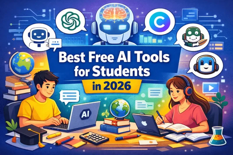 AI tools for students studying with artificial intelligence technology