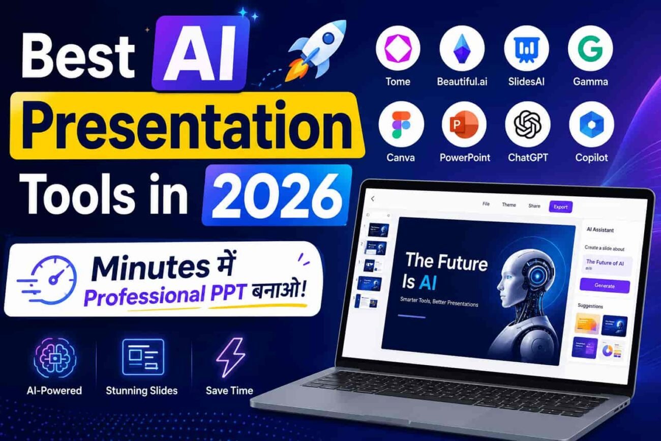 Best AI Presentation Tools in 2026 for creating professional PPT presentations in minutes